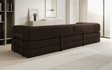 Designer Sofa Lazy 3 Sitzer XXL in Bouclé