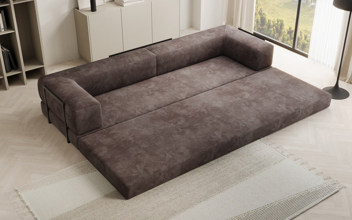 Designer Sofa Lazy 3 Sitzer XXL in Cord