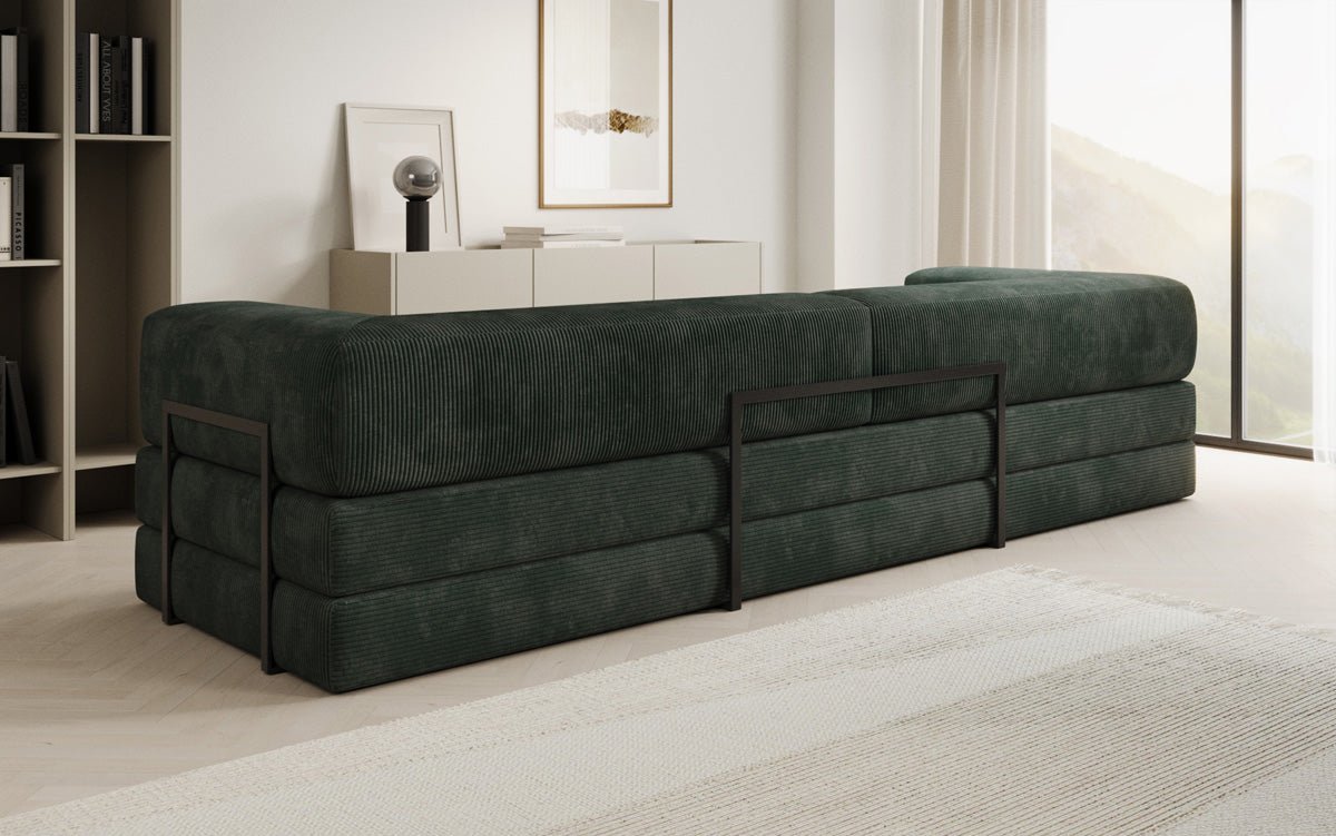 Designer Sofa Lazy 3 Sitzer XXL in Cord