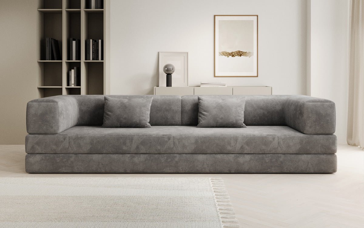 Designer Sofa Lazy 3 Sitzer XXL in Cord