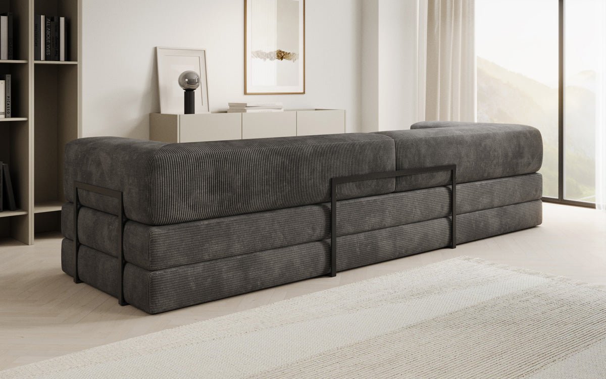 Designer Sofa Lazy 3 Sitzer XXL in Cord