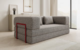 Designer Sofa Lazy 3 Sitzer im Wildmuster
