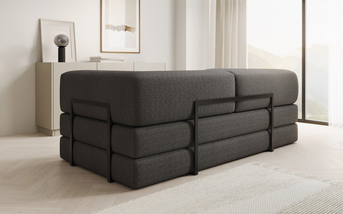 Designer Sofa Lazy 3 Sitzer in Bouclé