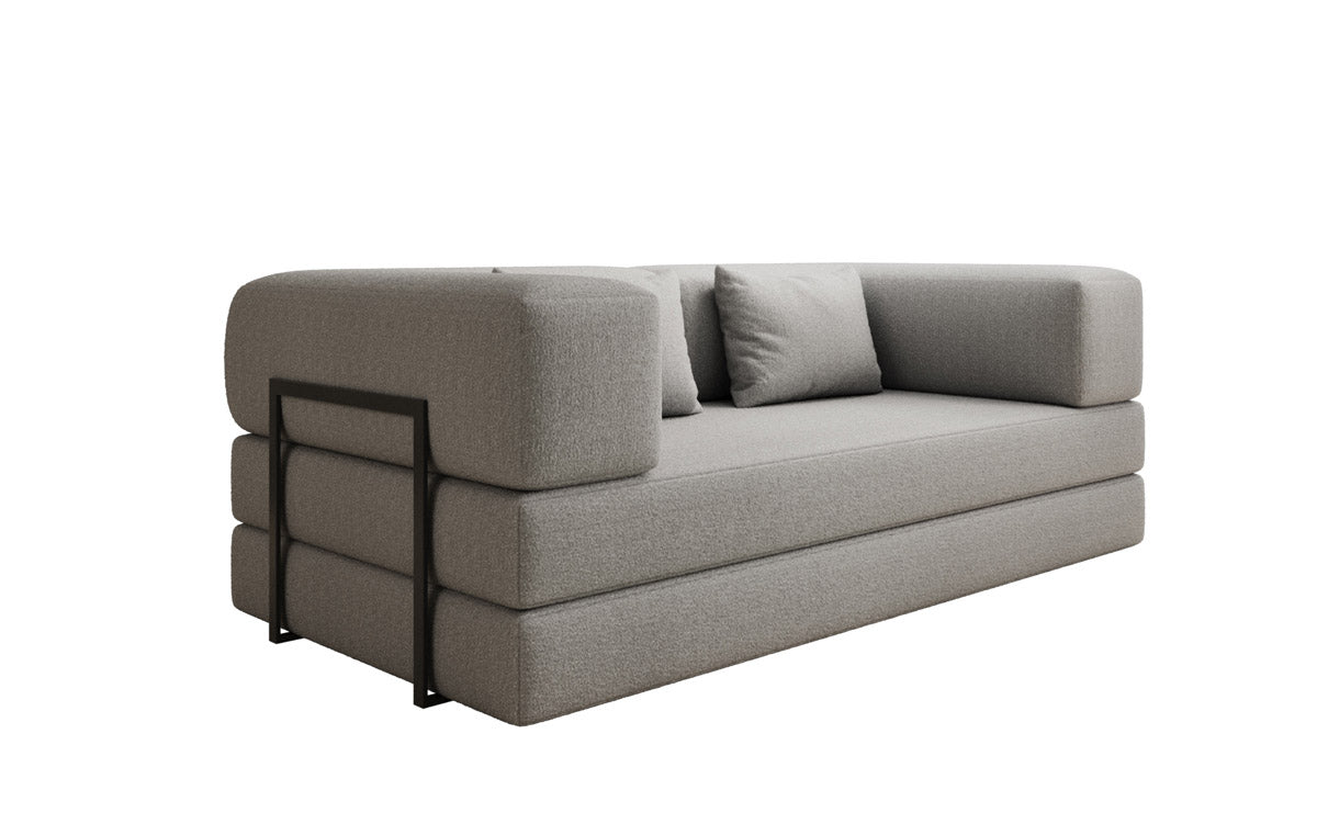 Designer Sofa Lazy 3 Sitzer in Bouclé