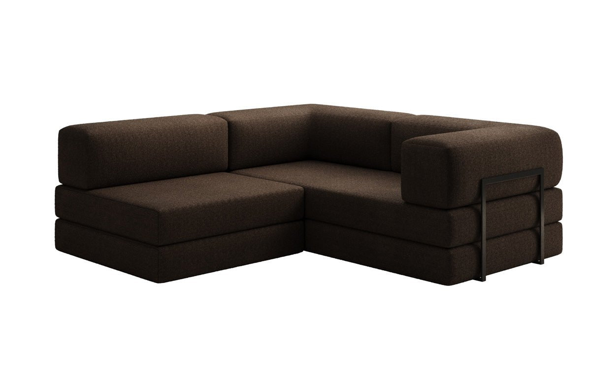 Designer Sofa Lazy L Mini in Bouclé