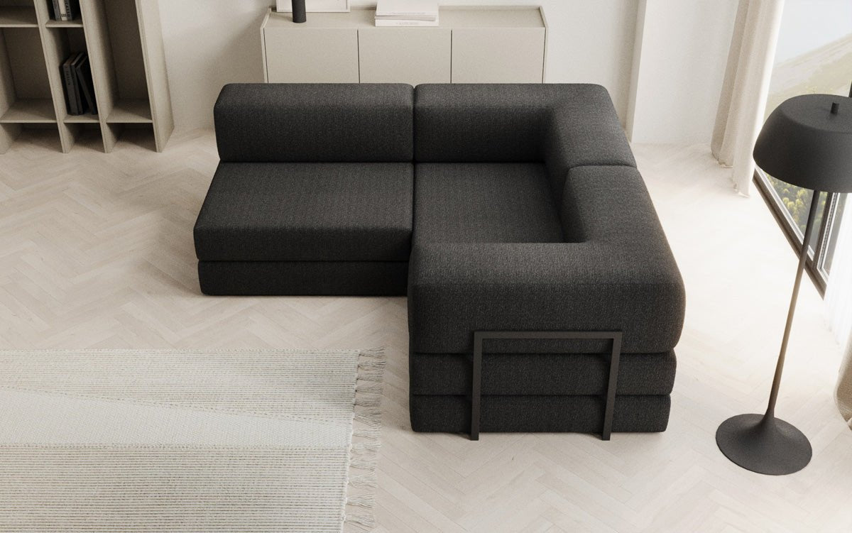 Designer Sofa Lazy L Mini in Bouclé