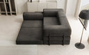 Designer Sofa Lazy L Mini in Samt