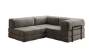 Designer Sofa Lazy L Mini in Samt