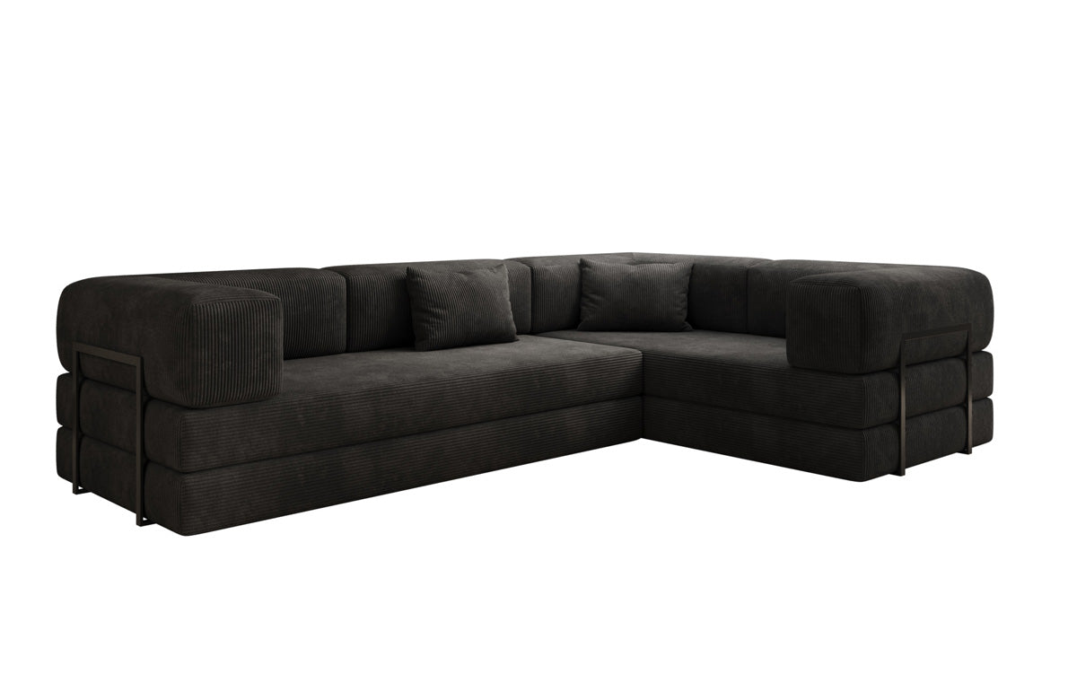 Designer Sofa Lazy L geschlossen in Cord