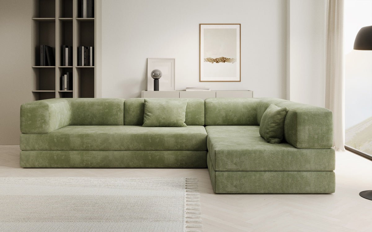 Designer Sofa Lazy L in Cord