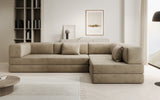 Designer Sofa Lazy L in Samt