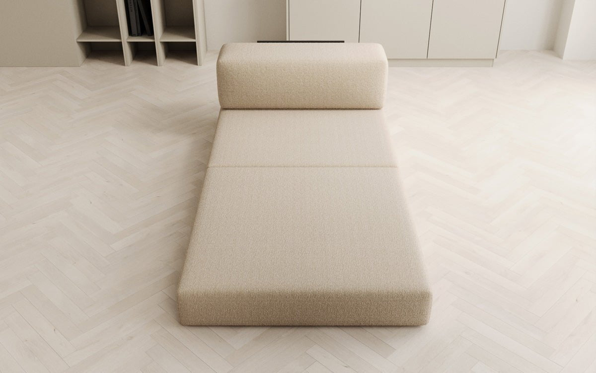 Designer Sofa Mittelmodul Lazy in Bouclé