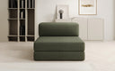 Designer Sofa Mittelmodul Lazy in Bouclé