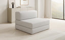 Designer Sofa Mittelmodul Lazy in Bouclé