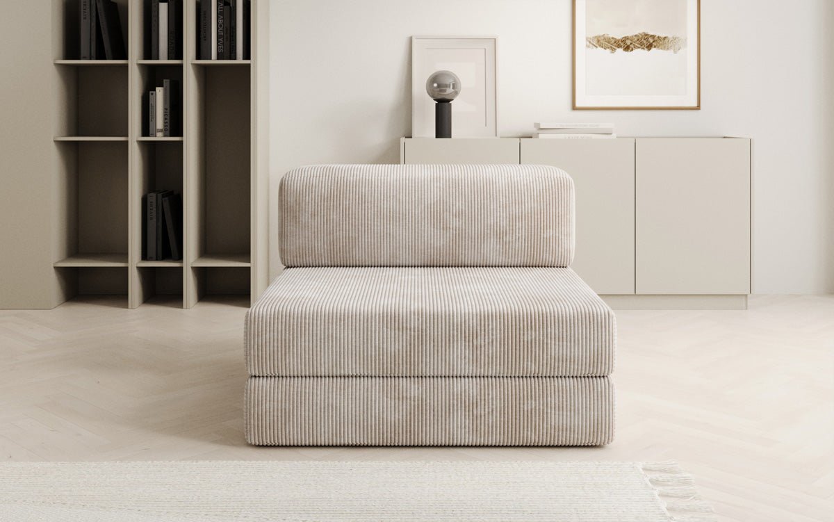 Designer Sofa Mittelmodul Lazy in Cord