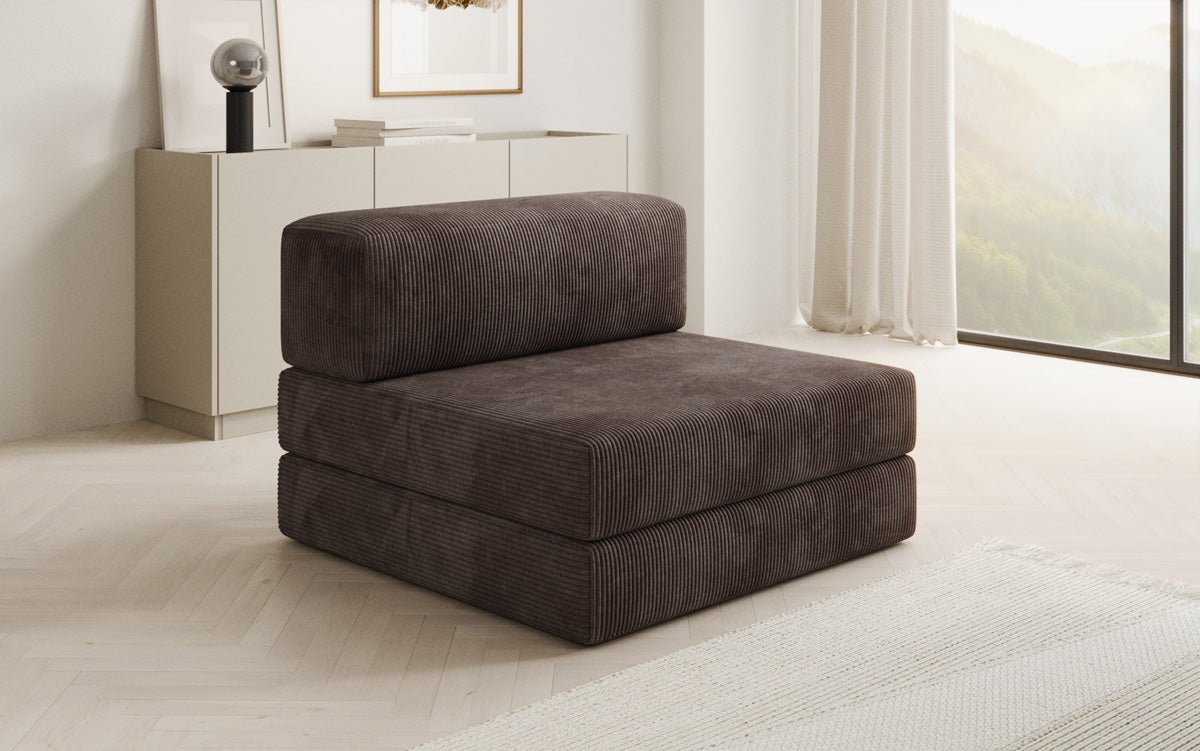 Designer Sofa Mittelmodul Lazy in Cord