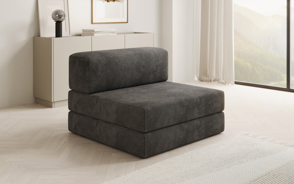 Designer Sofa Mittelmodul Lazy in Cord