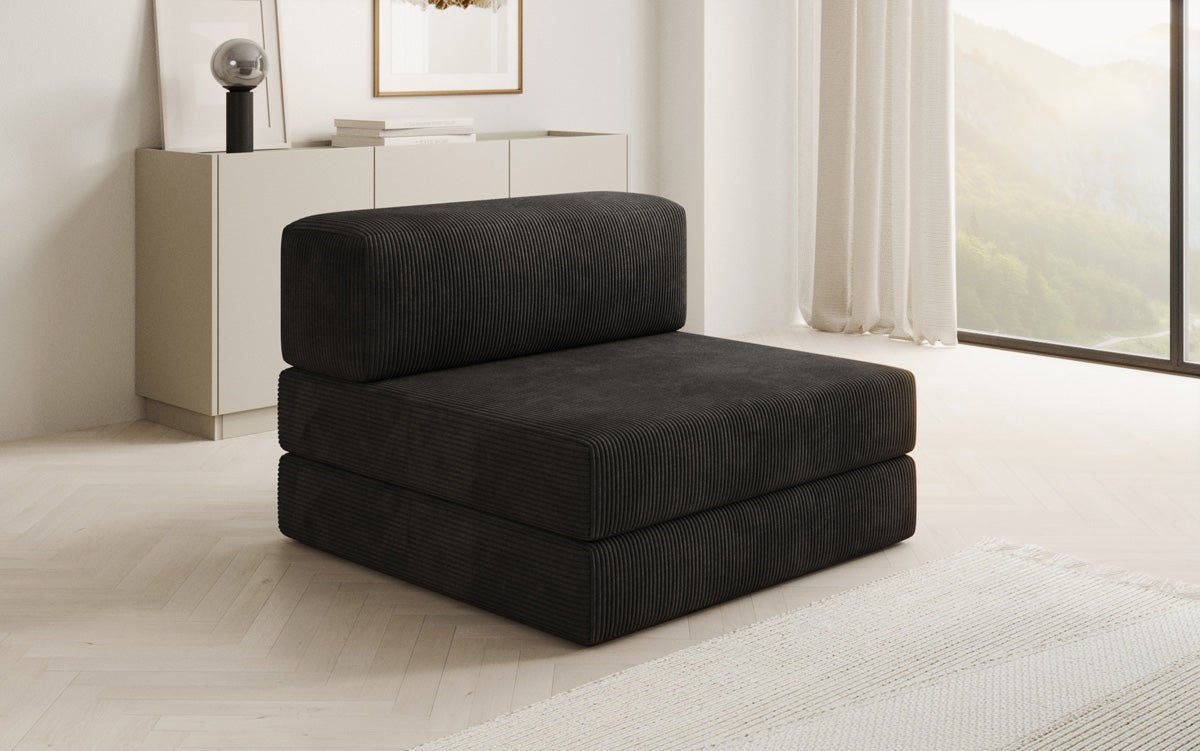 Designer Sofa Mittelmodul Lazy in Cord