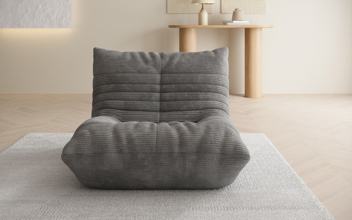 Designer Sofa-Sessel Calmo in Cord