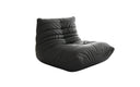 Designer Sofa-Sessel Calmo in Echtleder