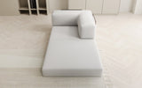 Designer Sofa-Sessel Lazy in Bouclé