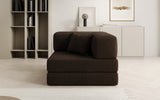 Designer Sofa-Sessel Lazy in Bouclé