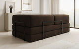 Designer Sofa/Chaise Longue Lazy in Bouclé