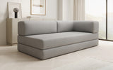 Designer Sofa/Chaise Longue Lazy in Bouclé