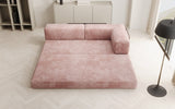 Designer Sofa/Chaise Longue Lazy in Cord