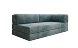 Designer Sofa/Chaise Longue Lazy in Cord