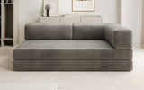 Designer Sofa/Chaise Longue Lazy in Samt