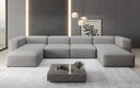 Designer U Sofa Snug in Stoff