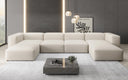 Designer U Sofa Snug in Stoff