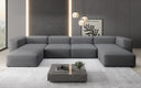 Designer U Sofa Snug in Stoff