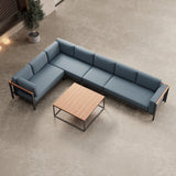 Euphoria – L-Maxilounge & Tisch aus Aluminium | Aevora™ Kollektion