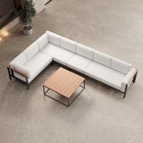 Euphoria – L-Maxilounge & Tisch aus Aluminium | Aevora™ Kollektion