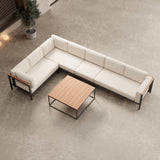 Euphoria – L-Maxilounge & Tisch aus Aluminium | Aevora™ Kollektion
