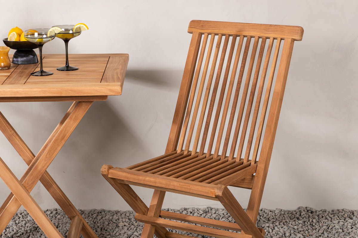 Garten Cafegruppe Americano – 3-teiliges Gartenmöbel-Set aus Teakholz