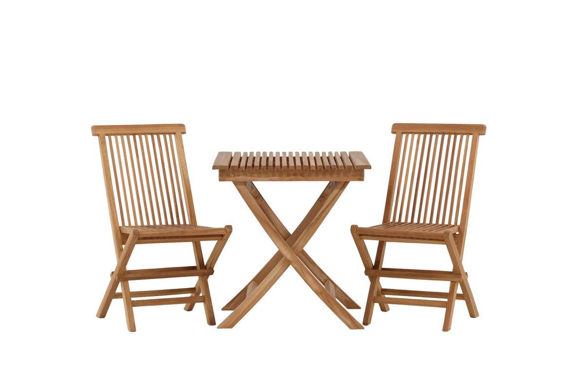 Garten Cafegruppe Wavaro – 3 teiliges Set aus Teakholz