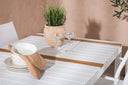 Garten Essgruppe Mareike – Weißes Gartenmöbel-Set in 2 Größen