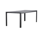 Garten Esstisch Amalfi - 205x90 cm aus Aluminium und Polywood in Beige oder Schwarz