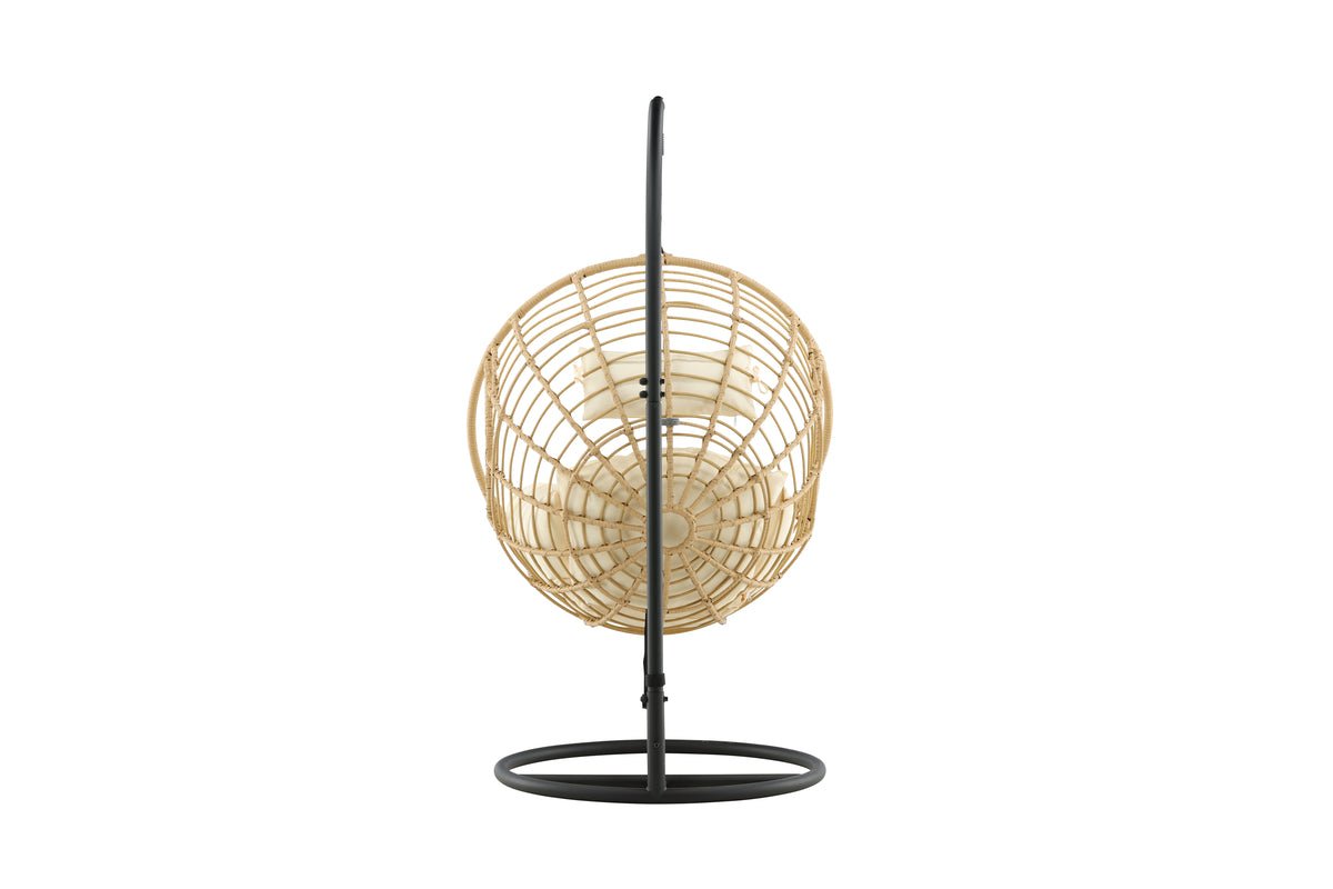 Garten Hängesessel Mercy - aus Rattan/Metall in Natur
