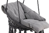 Garten Hängesessel Vera - aus Polyester in Weiß oder Grau