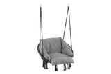Garten Hängesessel Vera - aus Polyester in Weiß oder Grau