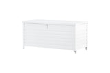 Garten Kissenbox Erika - Aus weißem Aluminium