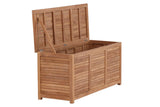 Garten Kissenbox Sorine - 60x130x50 aus Teakholz