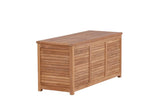 Garten Kissenbox Sorine - 60x130x50 aus Teakholz