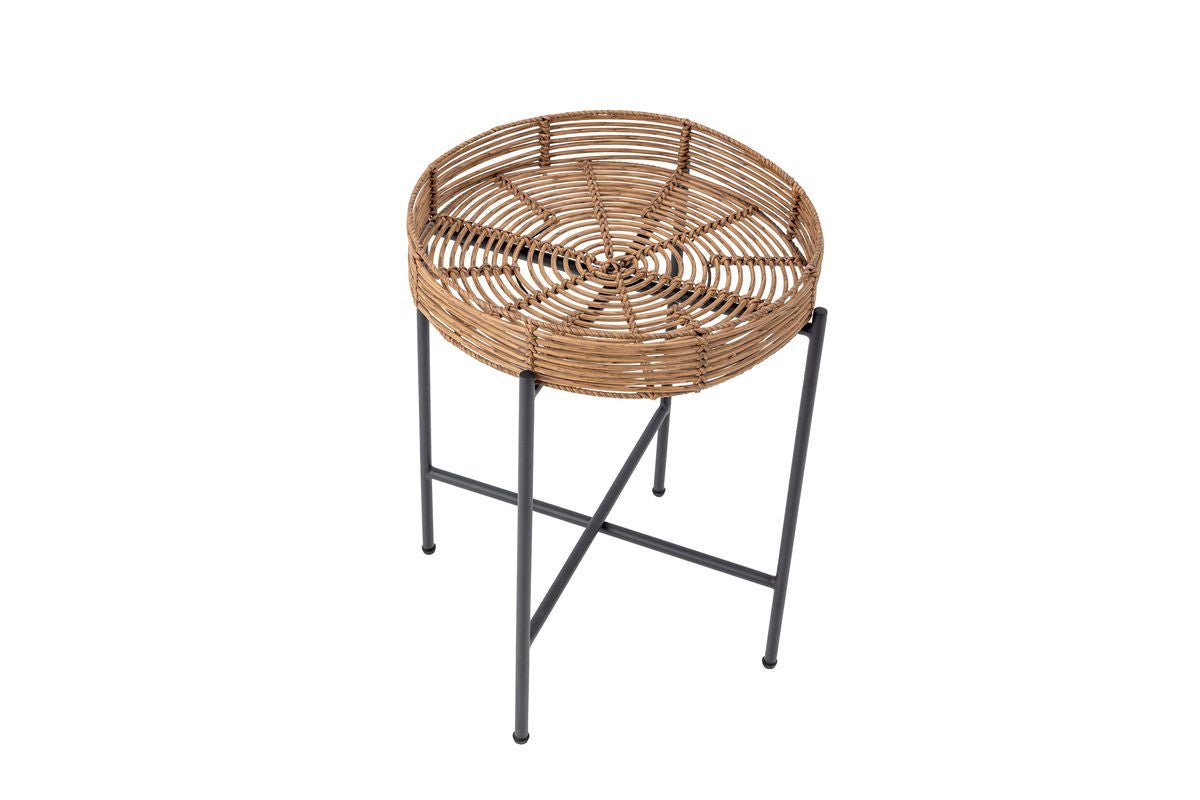 Garten-Lounge-Set Cano – Luftiges Polyrattan-Design in Natur (3-teilig)