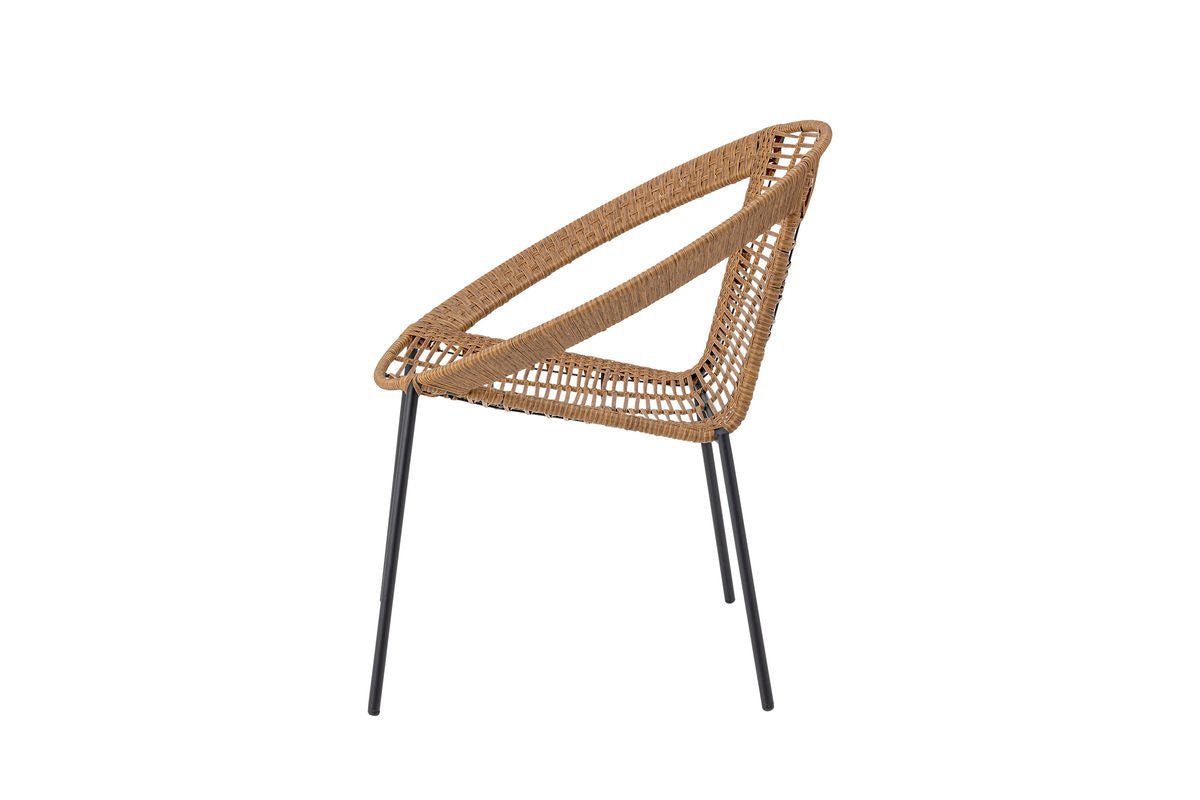 Garten-Lounge-Set Cano – Luftiges Polyrattan-Design in Natur (3-teilig)