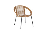Garten-Lounge-Set Cano – Luftiges Polyrattan-Design in Natur (3-teilig)